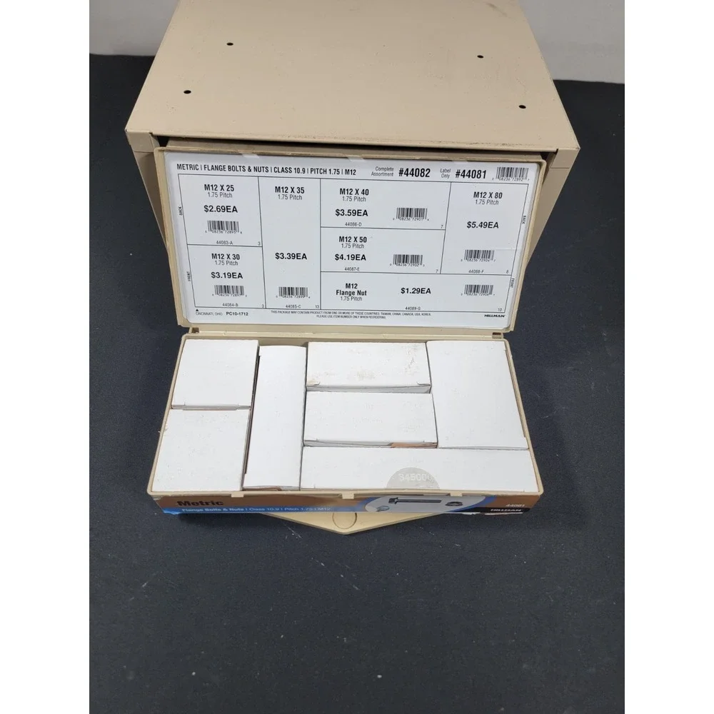 Hillman Hardware Storage Cabinet 3 Drawer Bins Steel Organizer Lego, Parts,etc..